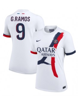 Paris Saint-Germain Goncalo Ramos #9 Replika Borta Kläder Dam 2024-25 Kortärmad